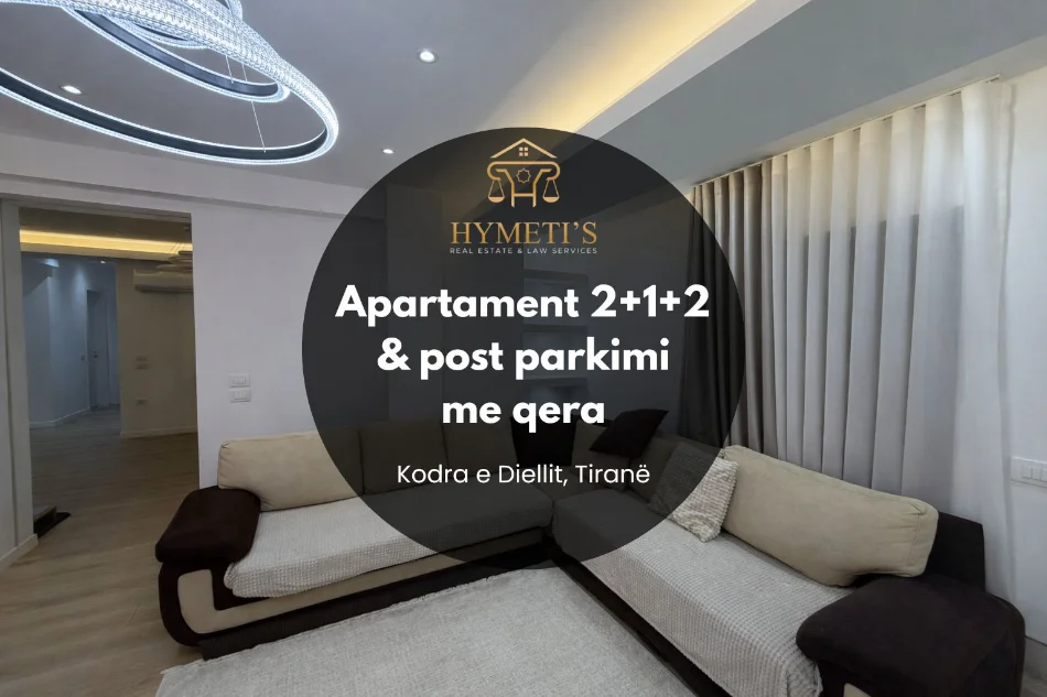 Tirane, jepet me qera 2+1 , 120 m² 1.200 € (Kodra e Diellit, Tiranë)