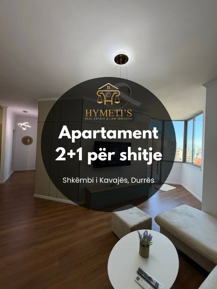 Durres, shitet apartament 2+1+Ballkon Kati 2, 80 m² 118.000 € (Shkembi i Kavajes)