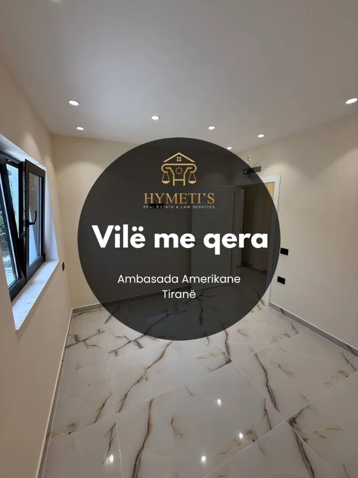 Tirane, jepet me qera Vile 3+1 , 80 m² 1.000 € (prane Ambasades Amerikane)
