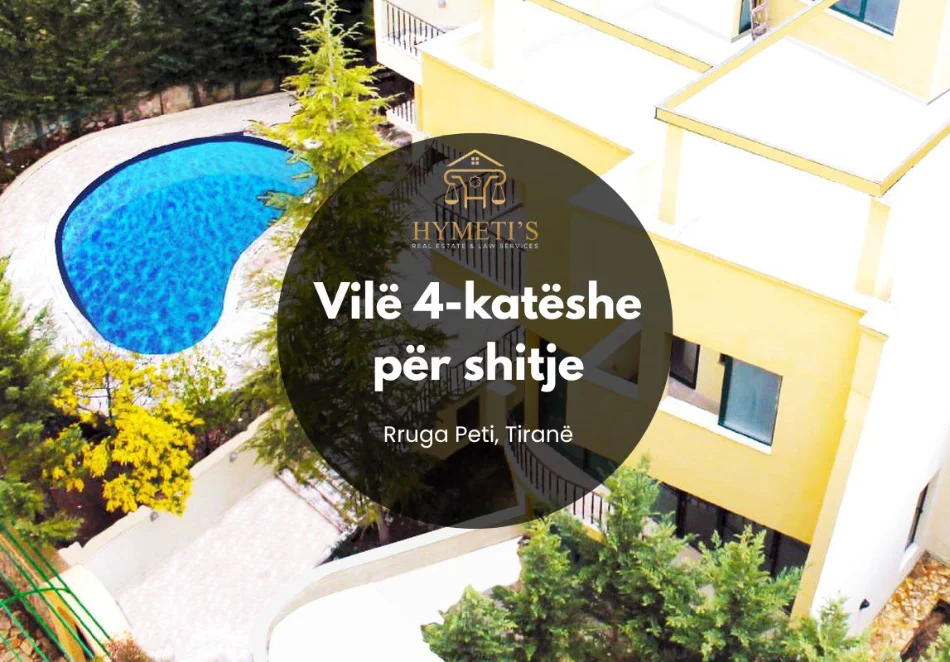 Tirane, shitet Vile , 240 m² (Rruga Peti)