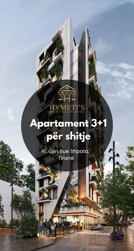 Shqiperi, shitet apartament 3+1 , 156 m² 577.200 € (Rr. Gjin Bue Shpata)
