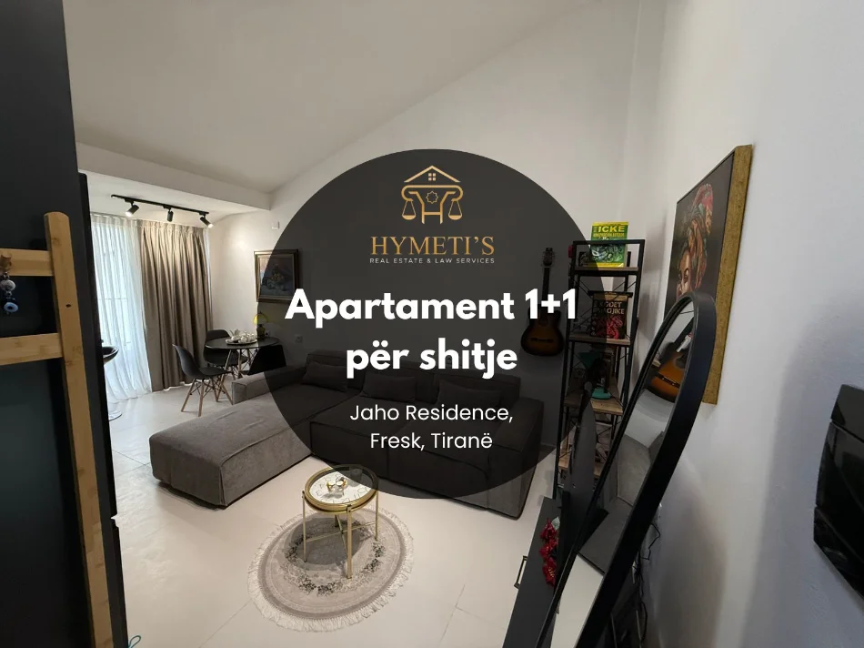 Tirane, shitet apartament 1+1 Kati 5, 64 m² 102.000 € (Jaho Residence, Fresk)