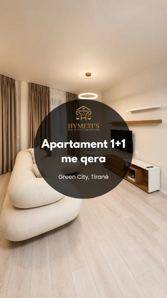 Tirane, jepet me qera apartament 1+1 , 80 m² 600 € (Green City, pranë EGLO)
