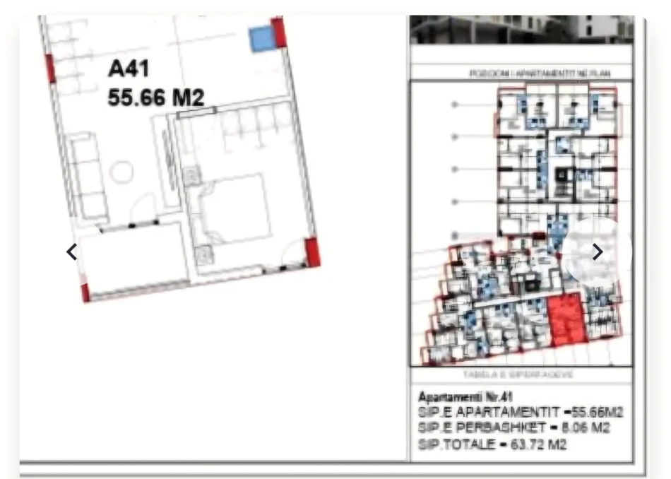 Golem, shitet apartament 1+1 , 64 m² 98.000 € (Prima Residence, Golem)