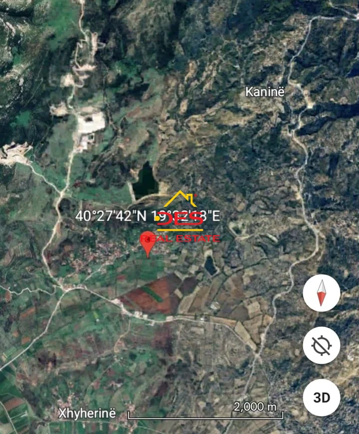 Vlore, shitet toke , 7.500 m² 100.000 € (Sherishtë-Qishbardhë)