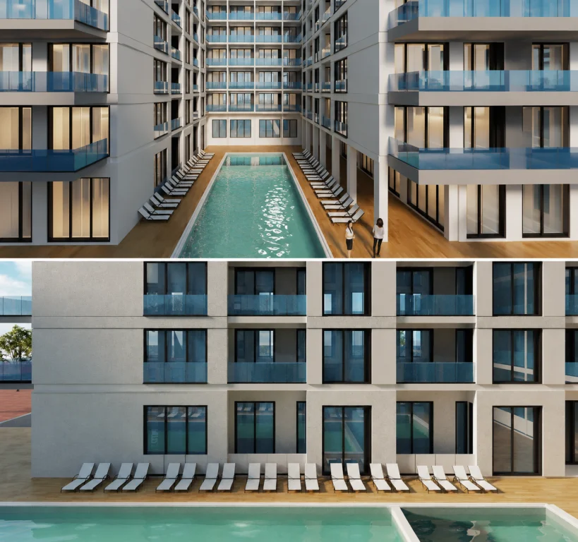 Lezhe, shitet garsonier Kati 9, 36 m² 47.320 € (Golden House, Shengjin)