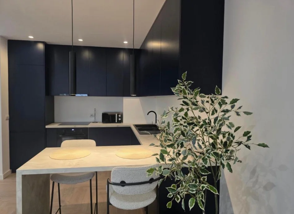 Tirane, jepet me qera apartament 1+1/ post parkimi Kati 0, 65 m² 800 € (Rezidenca Kodra e Diellit 1)