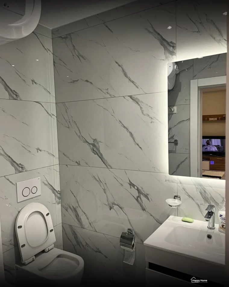 Tirane, jepet me qera apartament 1+1+Ballkon Kati 9, 70 m² 900 € (Rruga kosovareve)