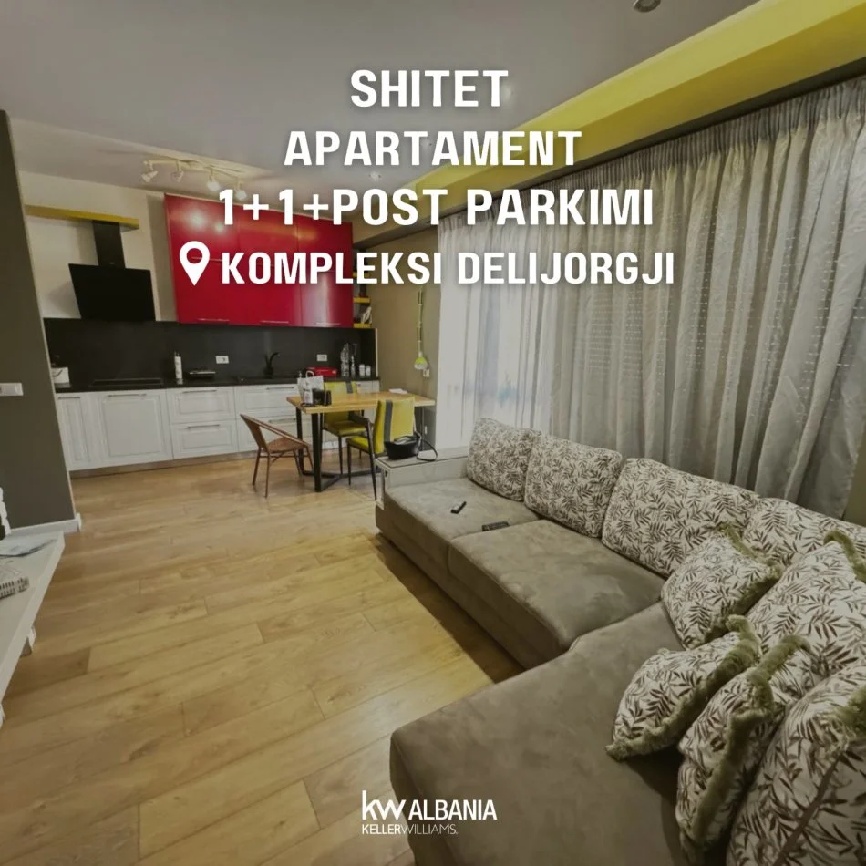 Tirane, shitet apartament 1+1+post parkimi, 75 m² 230.000 € (Kompleksi Delijorgji)