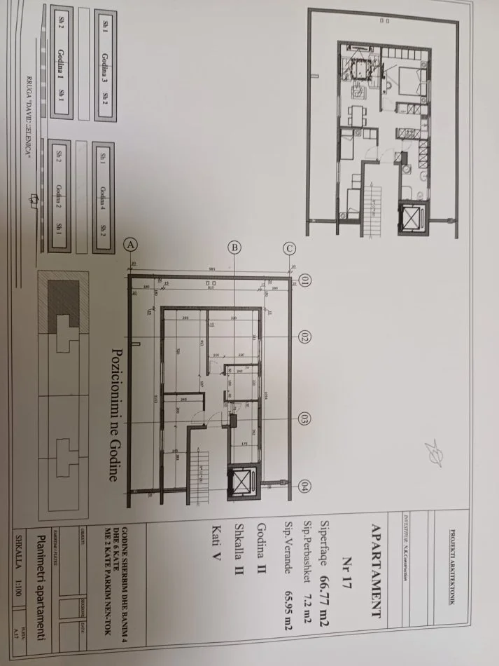 Tirane, shes apartament 1+1+Aneks+Ballkon Kati 5, 70 m² 125.000 € (selite)