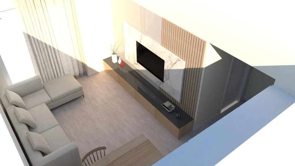 Tirane, shitet apartament 1+1+Ballkon Kati 3, 55 m² 90.300 € (Ali Demi - Te Mangalemi)