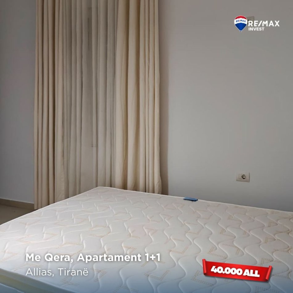 Tirane, jepet me qera apartament 1+1 Kati 2, 60 m² (Allias(MLS # 530581008-65)