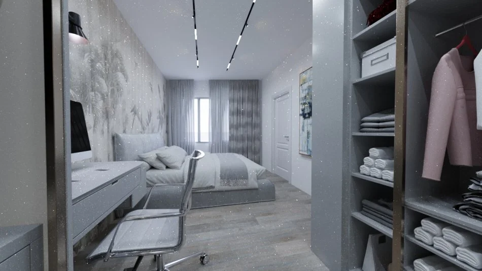 Tirane, jepet me qera apartament 1+1+Ballkon Kati 9, 70 m² 550 € (Astir)