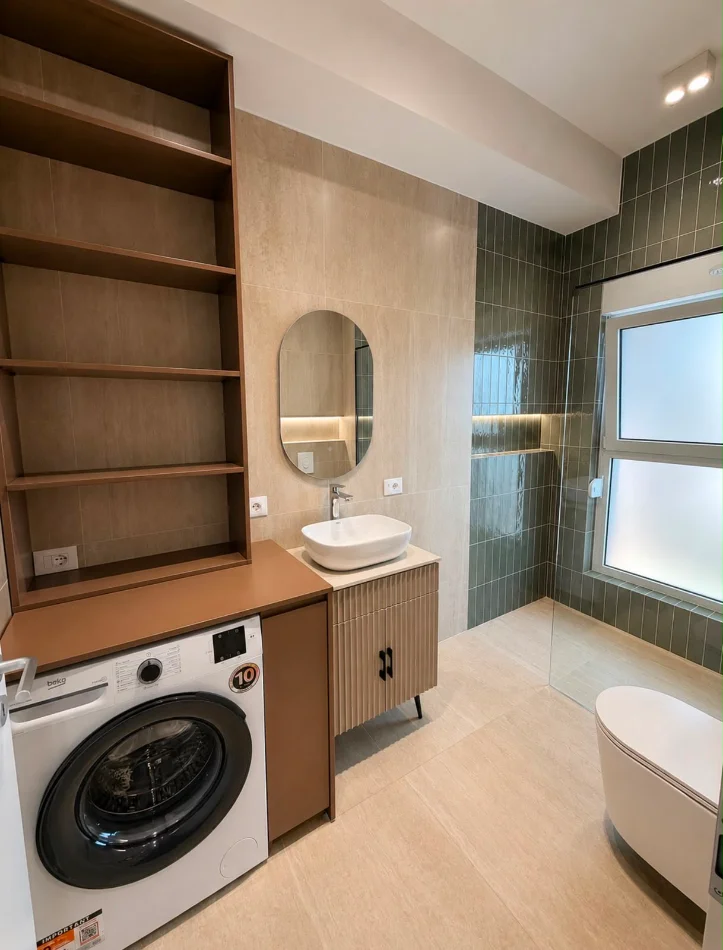 Tirane, jepet me qera apartament 1+1 Kati 6, 64 m² 550 € (Kompleksi Kadiu)