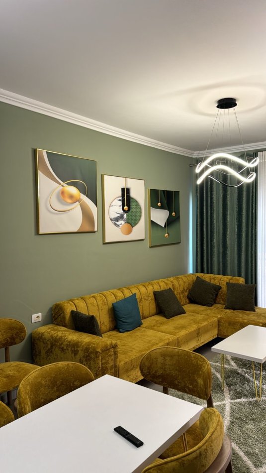 Tirane, jepet me qera apartament 1+1+Ballkon Kati 7, 60 m² 500 € (Rruga 5 maj Tirane)