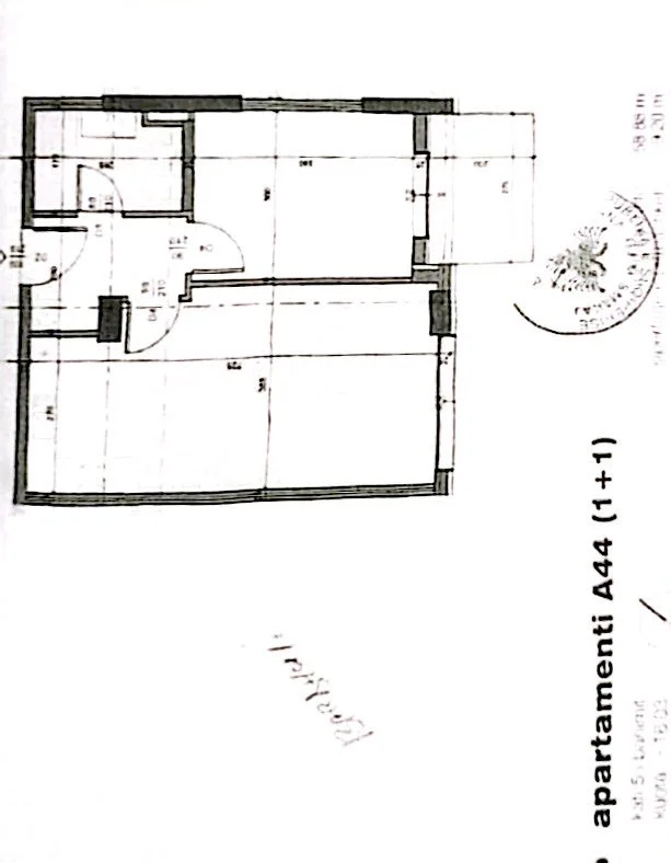 Tirane, shitet 1+1+Ballkon Kati 4, 65 m² 108.000 € (Ish Fusha e Aviacionit)