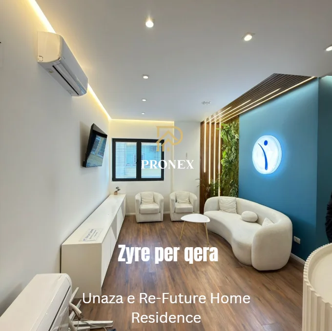 Tirane, jepet me qera zyre Kati 1, 80 m² 600 € (Unaza e Re, Rezidenca Future Home)