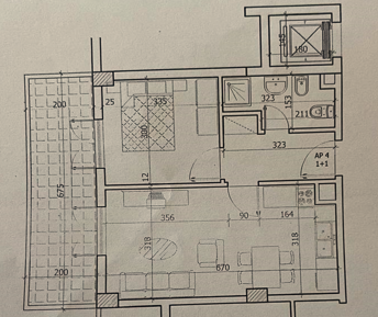 Vlore, shes apartament 1+1+Ballkon Kati 3, 66 m² 178.000 € (Uji i Ftohte, Vlore)
