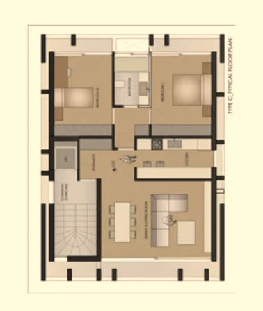 Tirane, shes apartament 2+1+Ballkon Kati 0, 109 m² 290.000 € (Liqeni i Farkes)