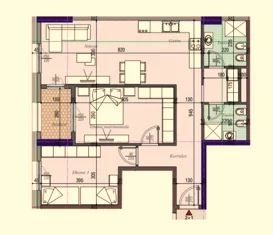 Tirane, shes apartament 2+1+Ballkon Kati 1, 115 m² (Tirana Entry II)