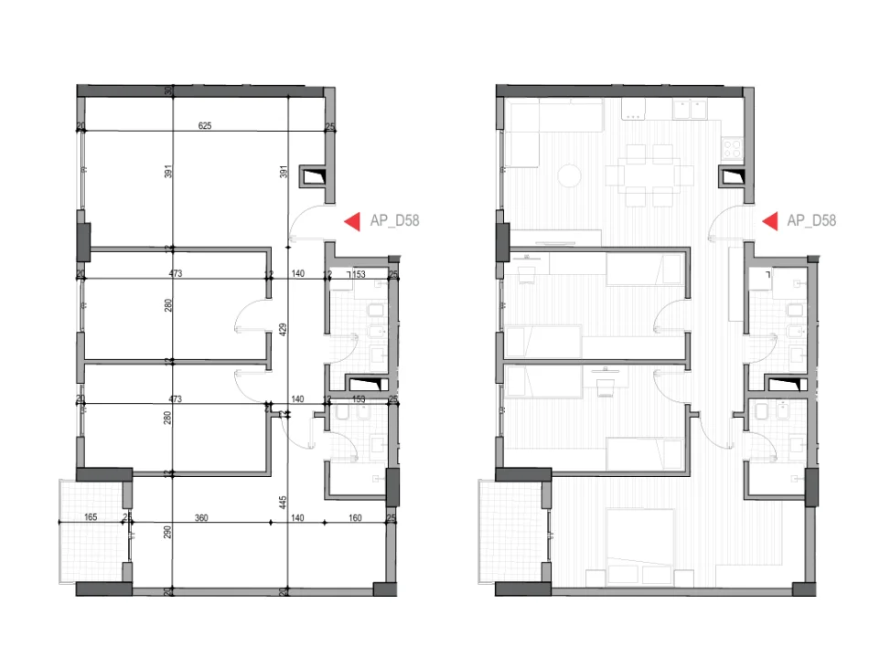 Tirane, shes apartament 3+1+Ballkon Kati 5, 120 m² 170.000 € (Rruga 5 Maji)