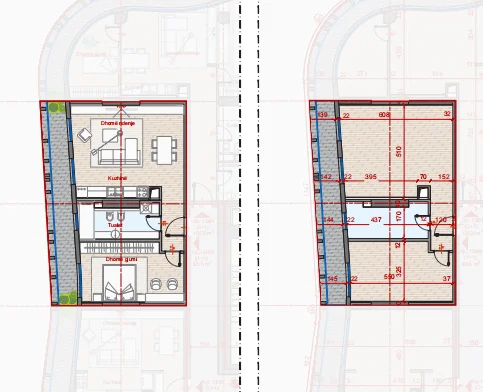 Tirane, shes apartament 1+1+Ballkon Kati 13, 97 m² 194.900 € (Top Seven Tower)
