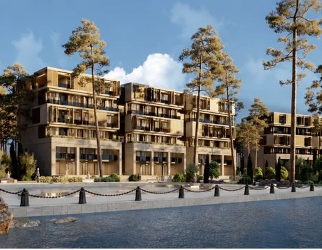 Kompleksi Porto Lalzi, shitet apartament 1+1, Kati 2, 64 m² 128.000 €