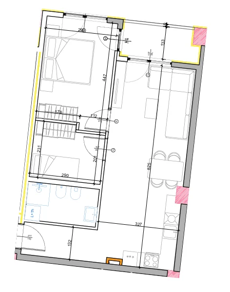 Tirane, shes apartament 2+1+Ballkon Kati 7, 84 m² 92.600 € (Aluna Residence)
