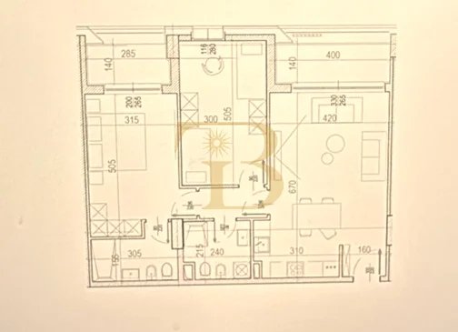 Tirane, shes apartament 2+1+Ballkon Kati 3, 117 m² 119.500 € (Riverside Residence)