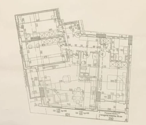 Tirane, shes apartament 3+1+Ballkon Kati 9, 123 m² 166.900 € (Astir)