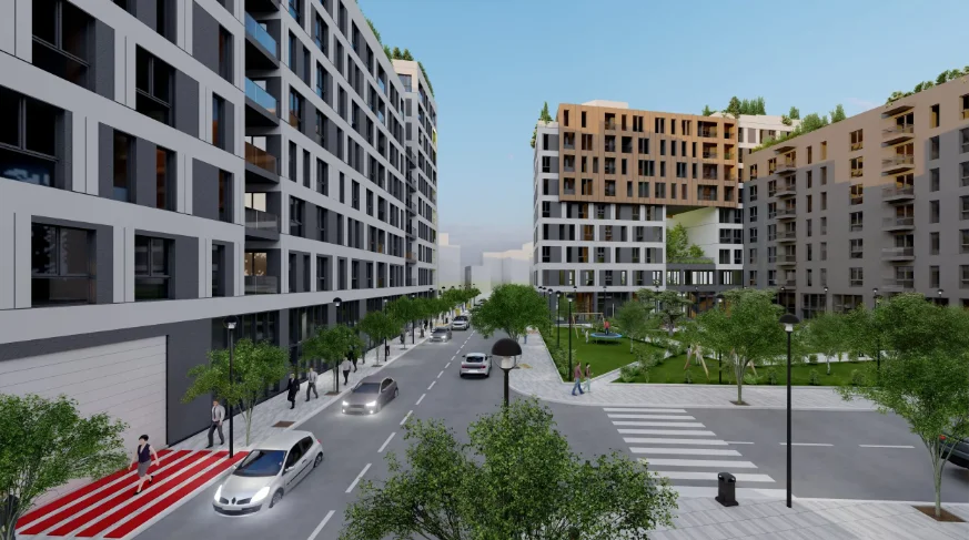 Tirane, shes apartament 2+1+Ballkon Kati 3, 107 m² 269.000 € (Novus Residence)