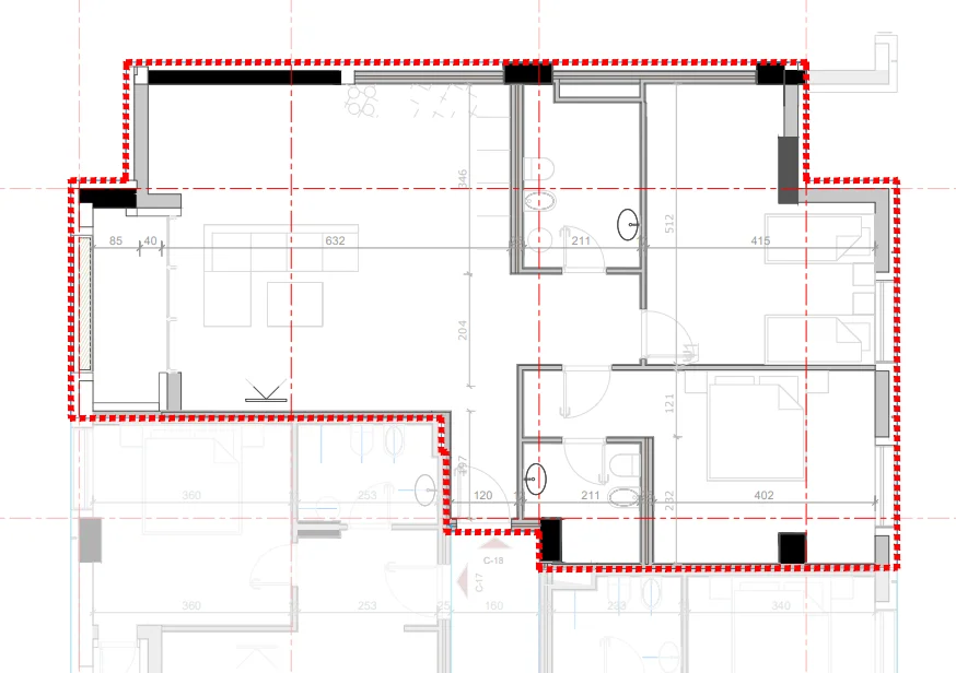 Tirane, shes apartament 2+1+Ballkon Kati 2, 114 m² 199.000 € (Lorden Residence)