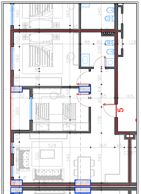 Tirane, shes apartament 2+1+Ballkon Kati 2, 95 m² 110.000 € (Paskuqan)