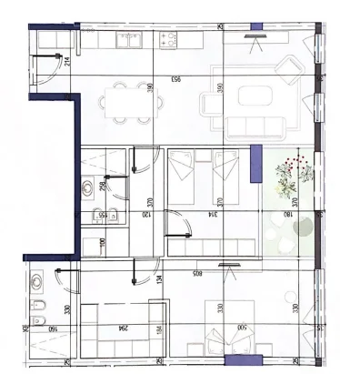 Tirane, shes apartament 2+1 Kati 10, 129 m² 33.800 € (White Tower)