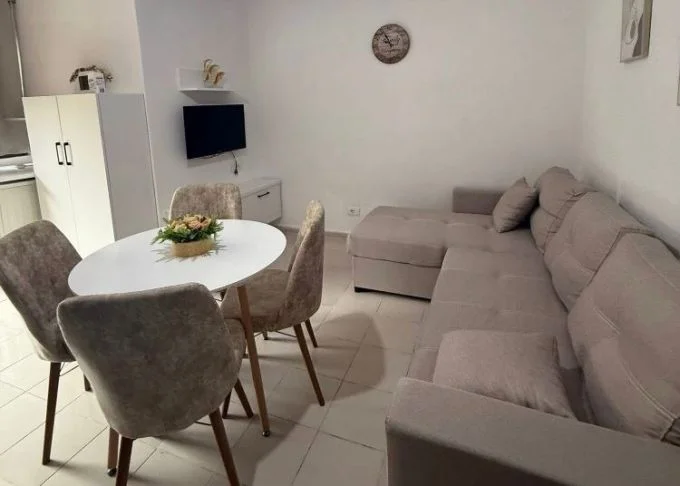 Tirane, jepet me qera apartament 1+1 Kati 1, 50 m² 450 € (Laprake)