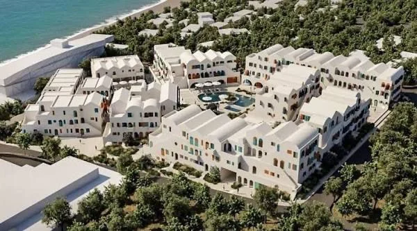 Tirane, shes apartament 1+1 Kati 2, 93 m² (Rezidenca Santorini 2)