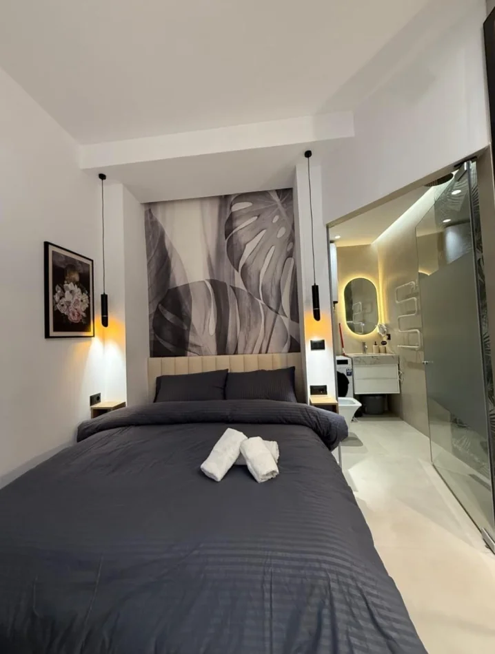 Tirane, jepet me qera garsonier Kati 1, 30 m² 450 € (Optika Roma tek Pazari i Ri)
