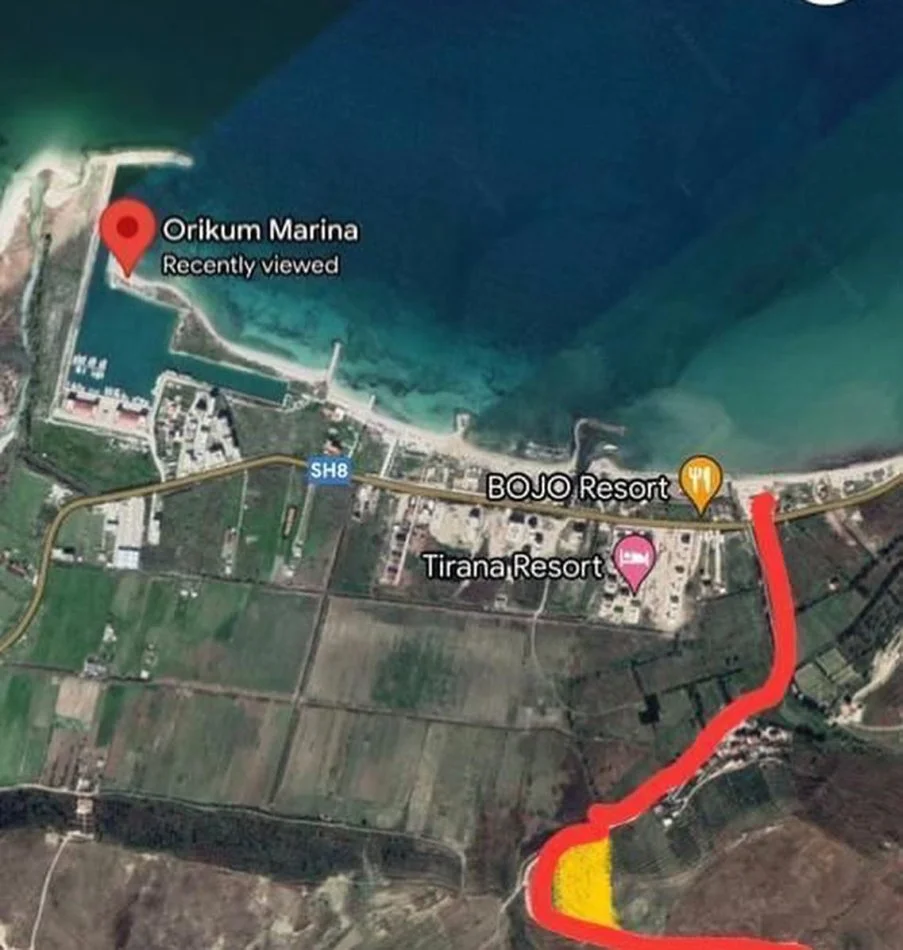 Shqiperi, shitet truall ne bregdet , 64.000 m² 360.000 € (mbrapa bojo)