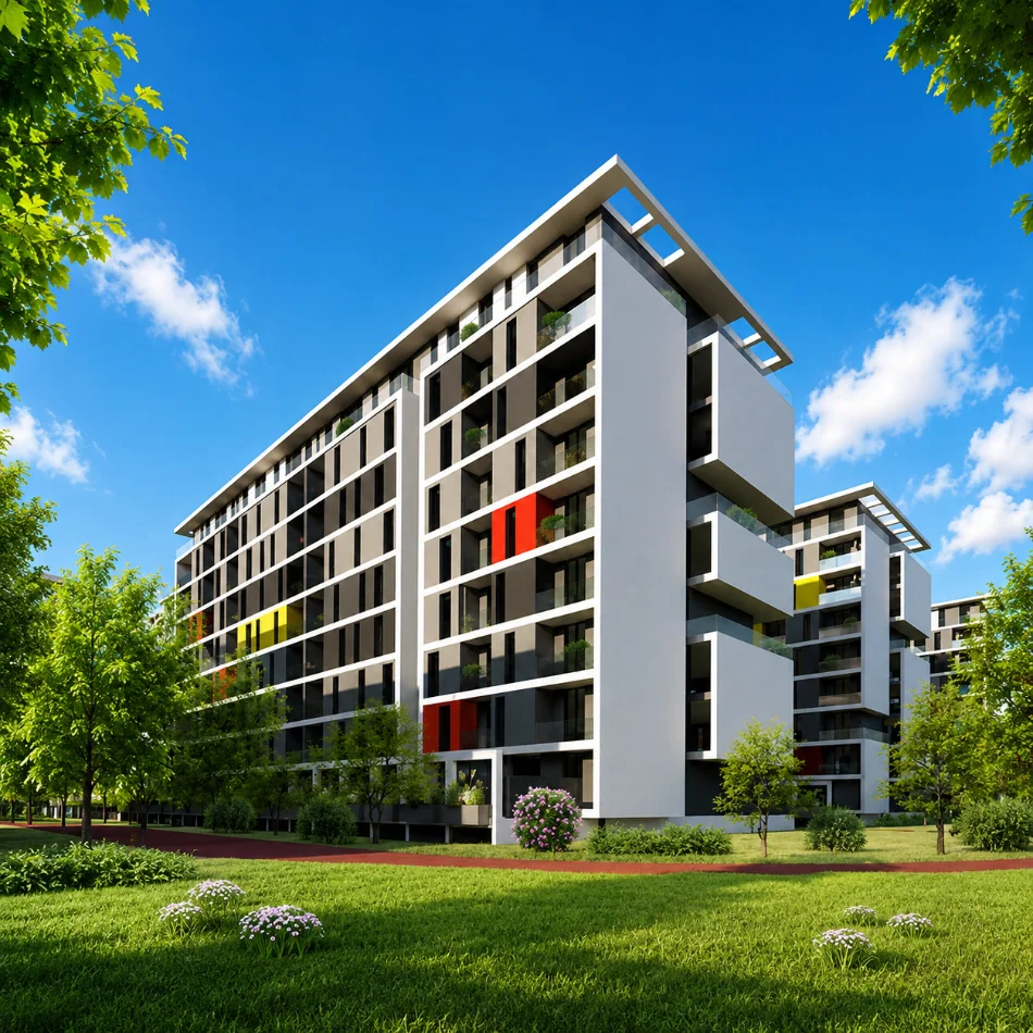 Tirane, jepet me qera apartament 1+1 Kati 2, 50 m² 400 € (Univers City)