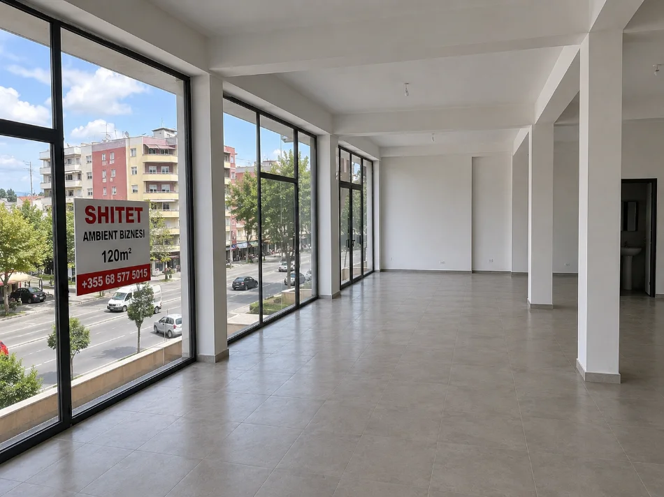 Fier, shitet ambjent biznesi Kati 1, 120 m² 120.000 € (fier)