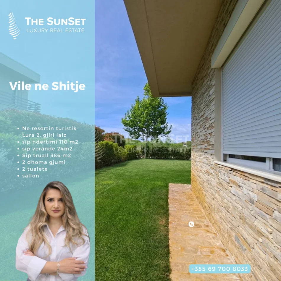 shitet Vile 1+1+Aneks+Ballkon Kati 0, 386 m² (gjiri lalz)