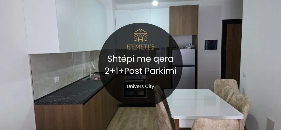 Tirane, jepet me qera apartament 2+1 Kati 2, 70 m² 500 € (Univers City)