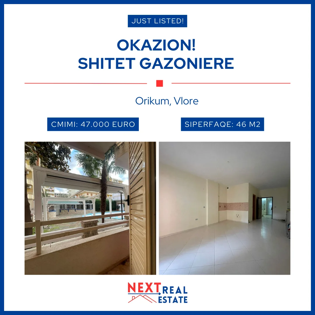 OKAZION! SHITET GAZONIERE NE ORIKUM, VLORE