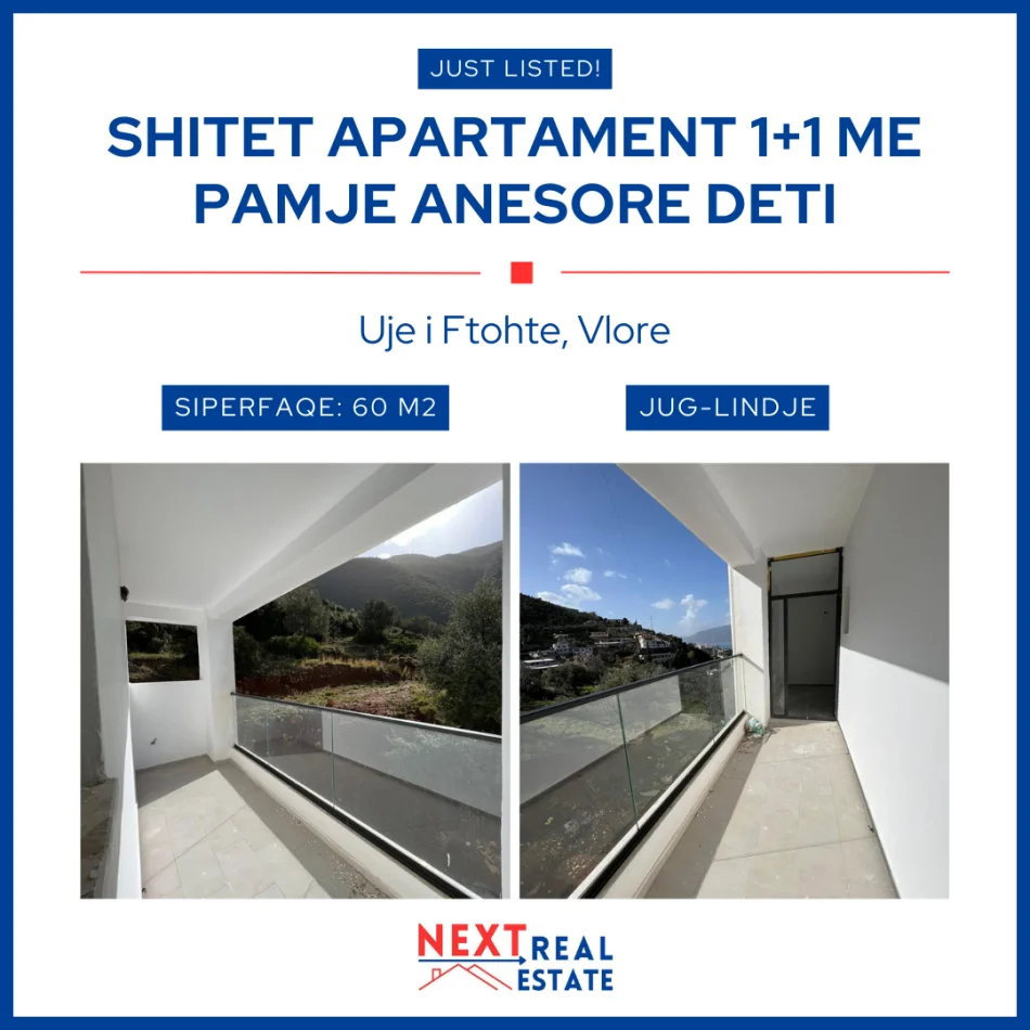 REZERVO PRONEN VETEM ME 500€! Vlore, shitet apartament 1+1+BLK Kati 3, 60 m², 108.000 Euro (Uje i Ftohte)