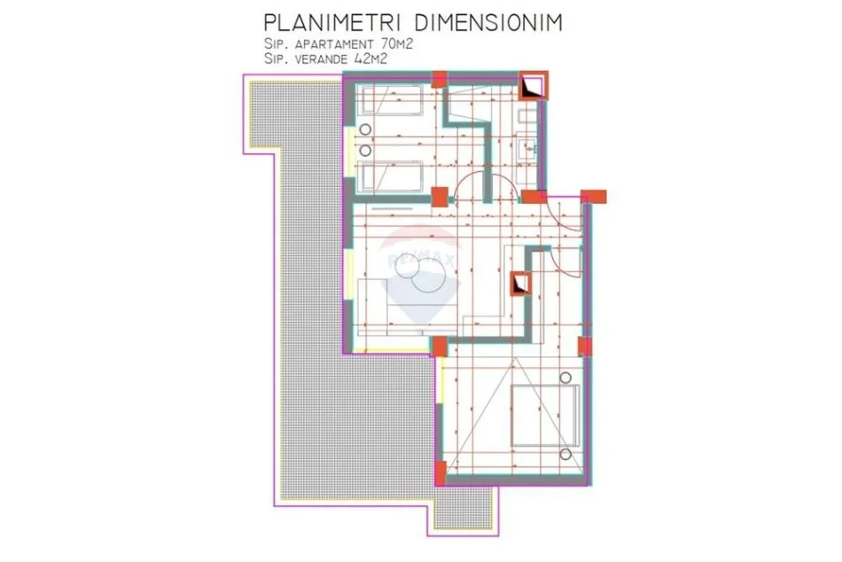 shitet , 70 m² 125.000 € (Apartament 1+1 per shitje ne Golem!)