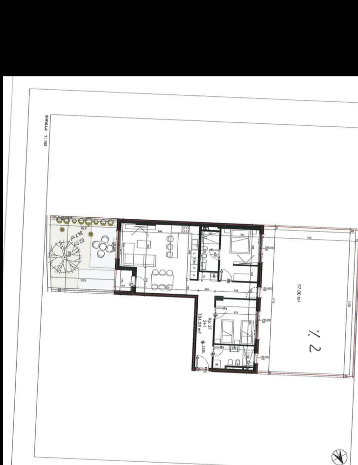 Tirane, shitet apartament 2+1 Kati 2, 121 m² 340.000 € (Park House Rezidence)