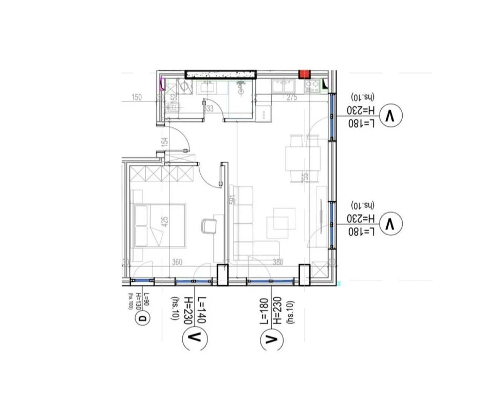 Tirane, shitet apartament 1+1 Kati 4, 72 m² 125.000 € (Rezidenca Kodra e Diellit 2)