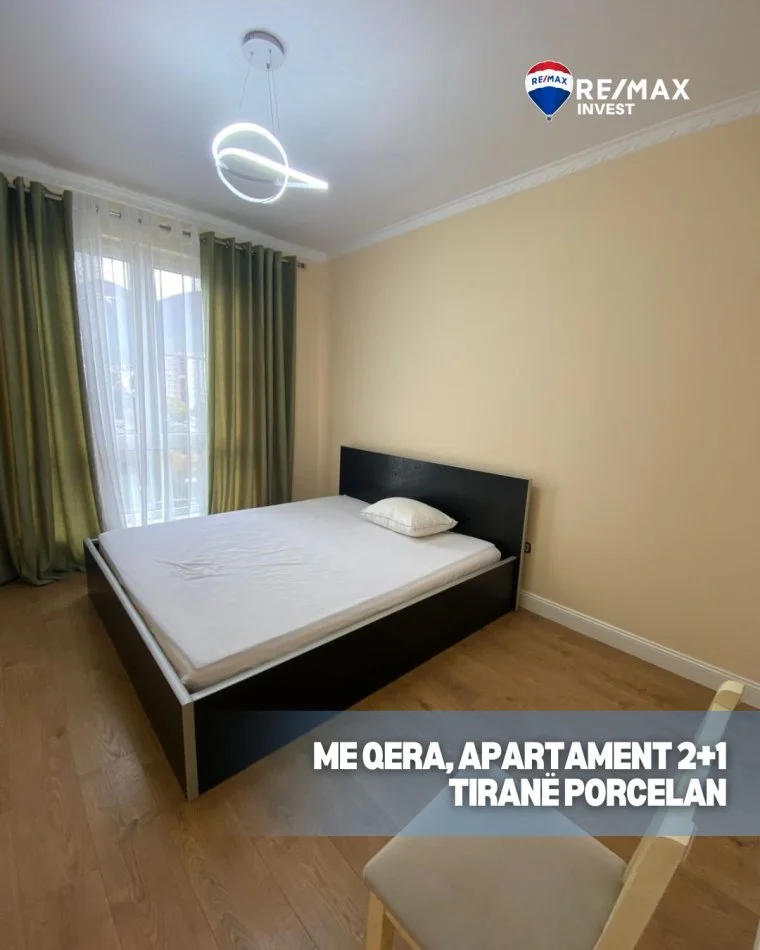 Tirane, jepet me qera apartament 2+1 Kati 5, 110 m² 600 € (Kompleksi “Xhura”, Porcelan)