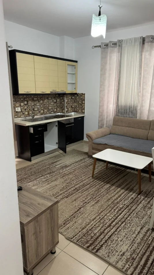 Tirane, jepet me qera apartament 1+1 Kati 1, 500 € (rruga 5 maji)
