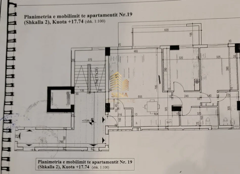 Tirane, shitet apartament 2+1+Ballkon Kati 3, 110 m² 108.000 € (Rruga Bulevardi Blu)
